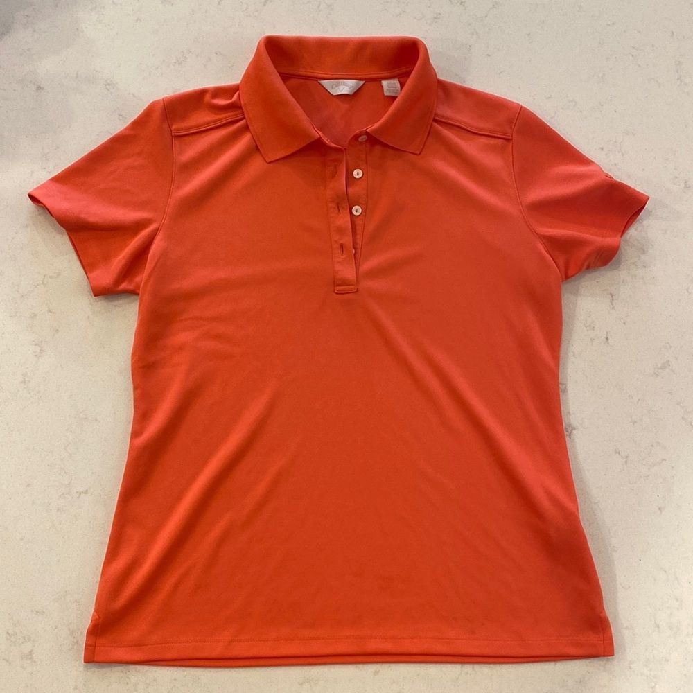 Callaway Women's Short Sleeve Button Collared Shirt